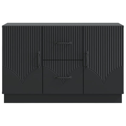 Sideboard with Drawer Black 89 x 34.5 x 57 cm Engineered Wood