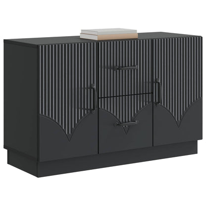 Sideboard with Drawer Black 89 x 34.5 x 57 cm Engineered Wood