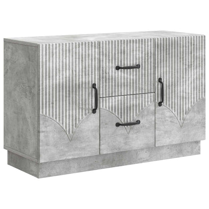 Sideboard Concrete Grey 89 x 34.5 x 57 cm Engineered Wood
