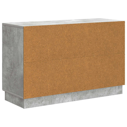 Sideboard Concrete Grey 89 x 34.5 x 57 cm Engineered Wood