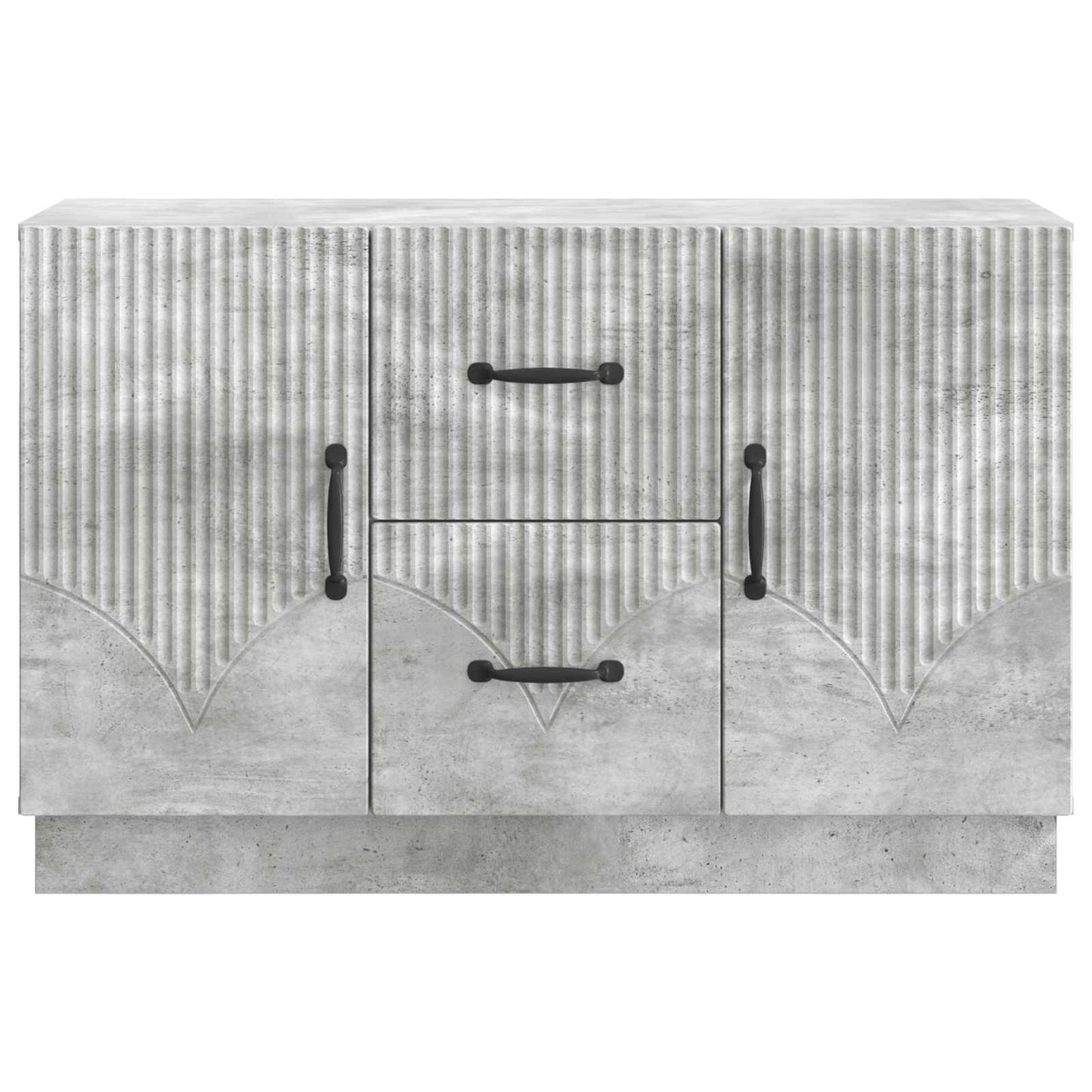 Sideboard Concrete Grey 89 x 34.5 x 57 cm Engineered Wood