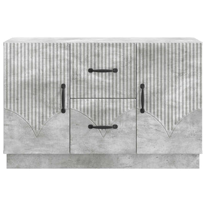 Sideboard Concrete Grey 89 x 34.5 x 57 cm Engineered Wood