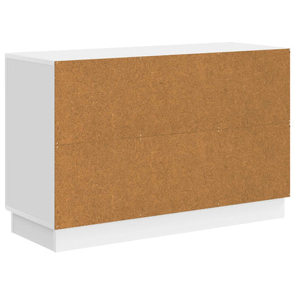 Sideboard High Gloss White 89 x 34.5 x 57 cm Engineered Wood