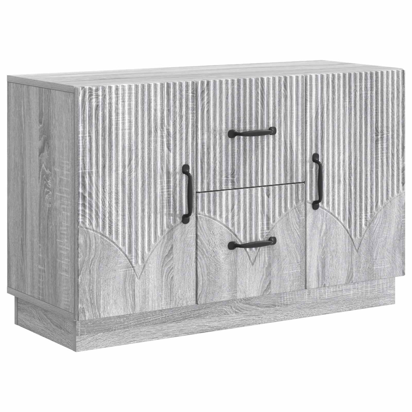 Sideboard Grey Sonoma 89 x 34.5 x 57 cm Engineered Wood