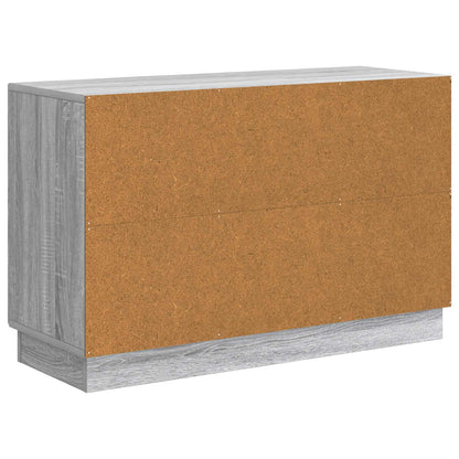 Sideboard Grey Sonoma 89 x 34.5 x 57 cm Engineered Wood