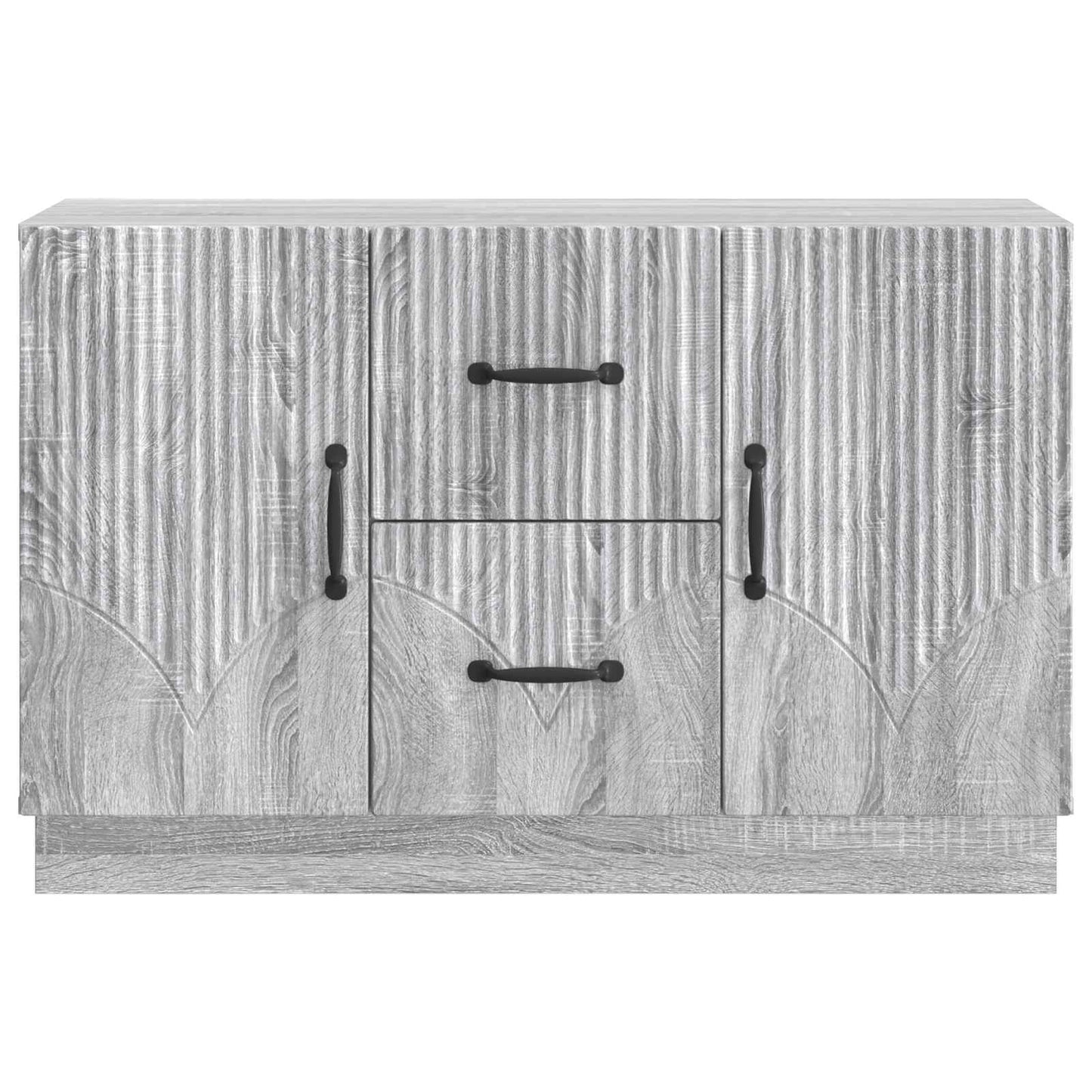 Sideboard Grey Sonoma 89 x 34.5 x 57 cm Engineered Wood