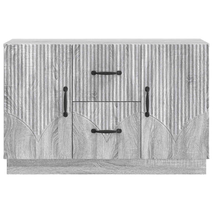 Sideboard Grey Sonoma 89 x 34.5 x 57 cm Engineered Wood