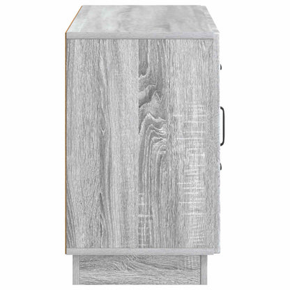 Sideboard Grey Sonoma 89 x 34.5 x 57 cm Engineered Wood