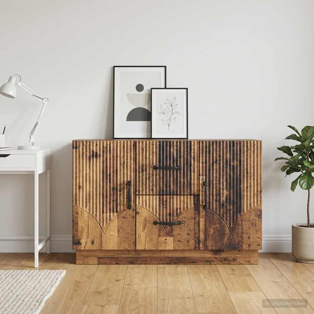 Sideboard Old Wood 89 x 34.5 x 57 cm Engineered Wood