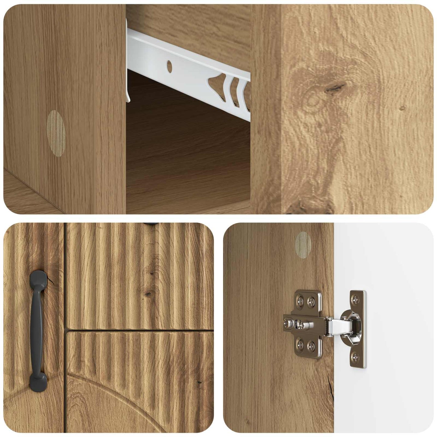 Sideboard Artisan Oak 89 x 34.5 x 57 cm Engineered Wood