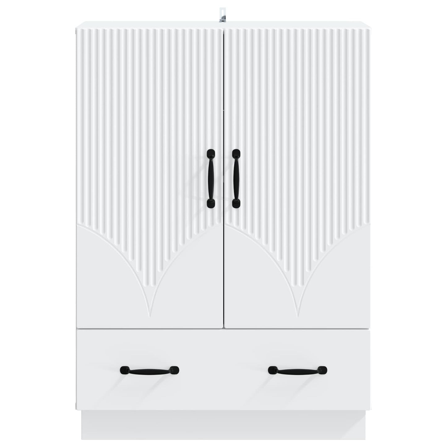 Sideboard with Drawer White 66 x 34.5 x 92 cm Engineered Wood