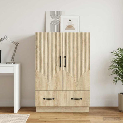 Sideboard Sonoma Oak 66 x 34.5 x 92 cm Engineered Wood