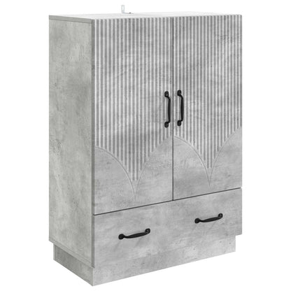 Sideboard Concrete Grey 66 x 34.5 x 92 cm Engineered Wood