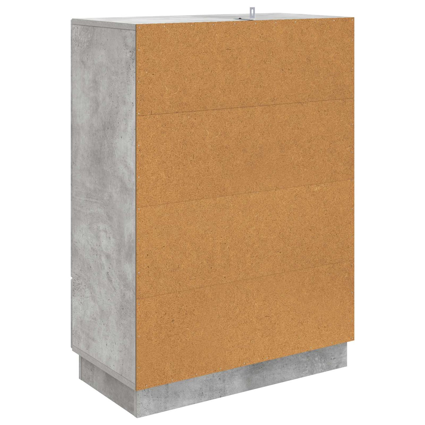 Sideboard Concrete Grey 66 x 34.5 x 92 cm Engineered Wood