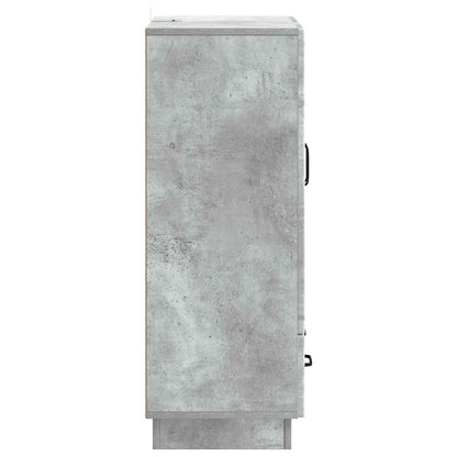 Sideboard Concrete Grey 66 x 34.5 x 92 cm Engineered Wood