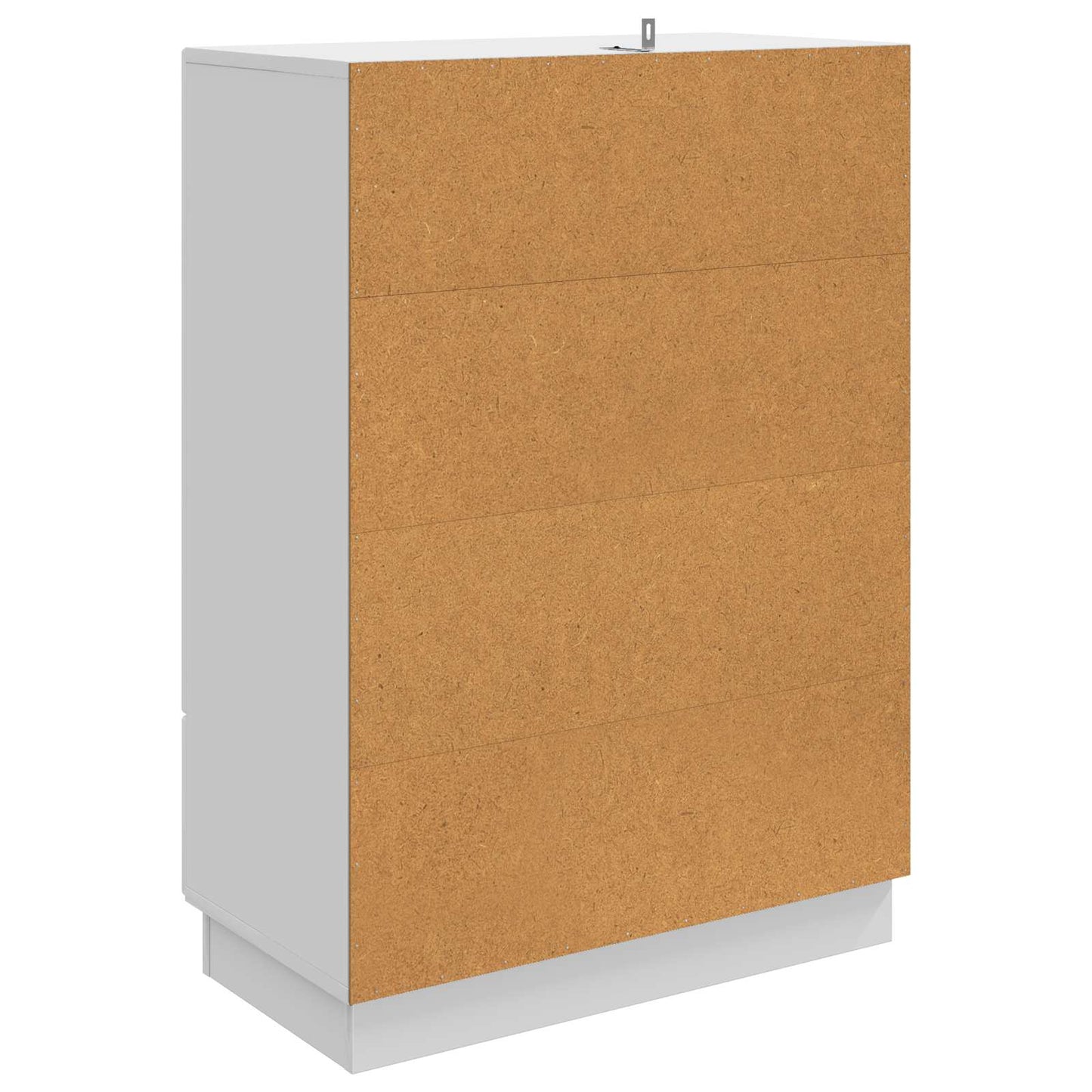 Sideboard High Gloss White 66 x 34.5 x 92 cm Engineered Wood