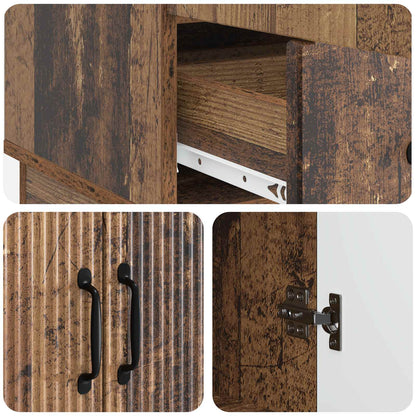 Sideboard Old Wood 66 x 34.5 x 92 cm Engineered Wood