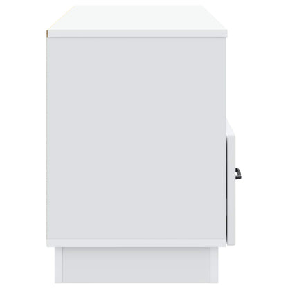 TV Cabinet with Drawer White 102 x 34.5 x 47 cm Engineered Wood