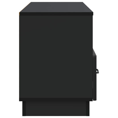 TV Cabinet with Drawer Black 102 x 34.5 x 47 cm Engineered Wood