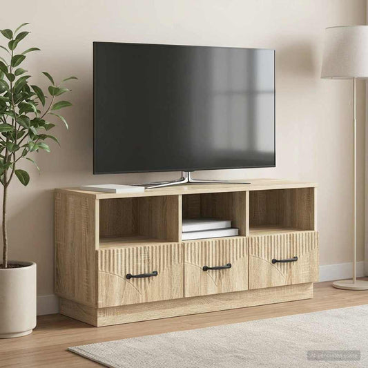 TV Cabinet Sonoma Oak 102 x 34.5 x 47 cm Engineered Wood