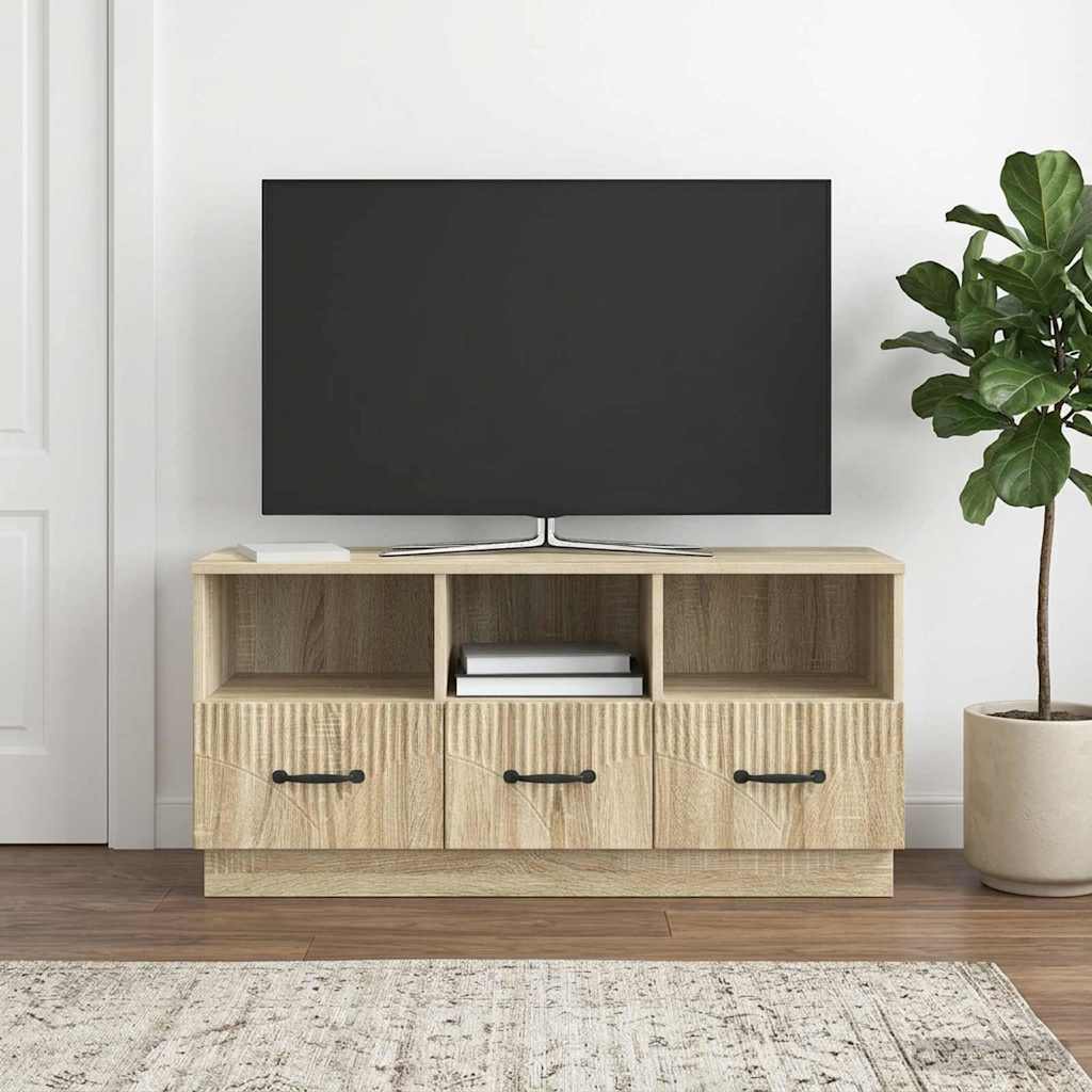 TV Cabinet Sonoma Oak 102 x 34.5 x 47 cm Engineered Wood