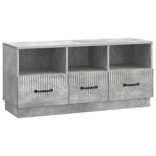 TV Cabinet Concrete Grey 102 x 34.5 x 47 cm Engineered Wood