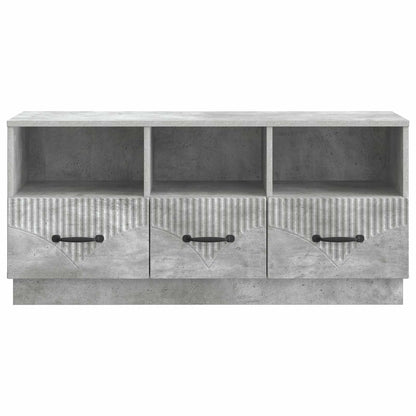 TV Cabinet Concrete Grey 102 x 34.5 x 47 cm Engineered Wood