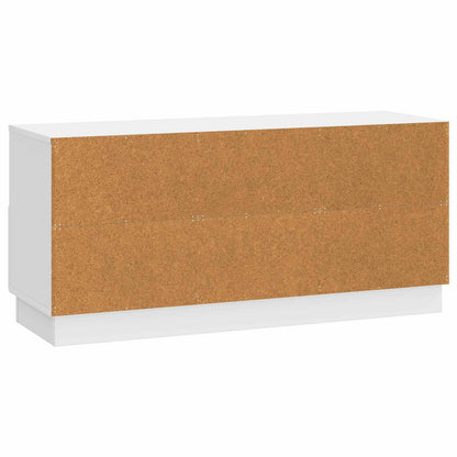 TV Cabinet High Gloss White 102 x 34.5 x 47 cm Engineered Wood
