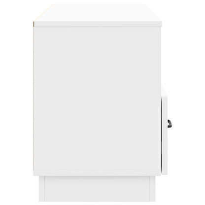 TV Cabinet High Gloss White 102 x 34.5 x 47 cm Engineered Wood
