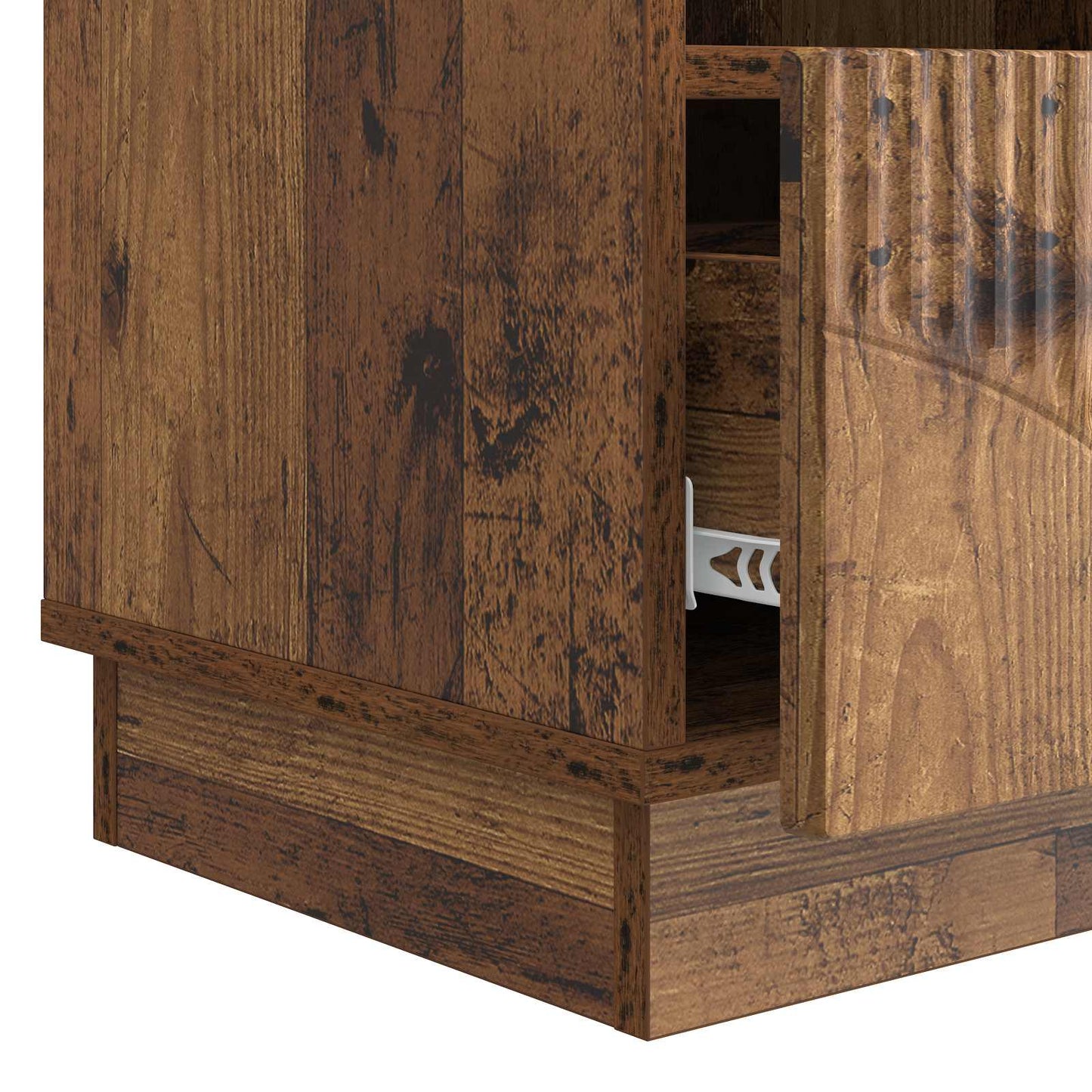 TV Cabinet Old Wood 102 x 34.5 x 47 cm Engineered Wood