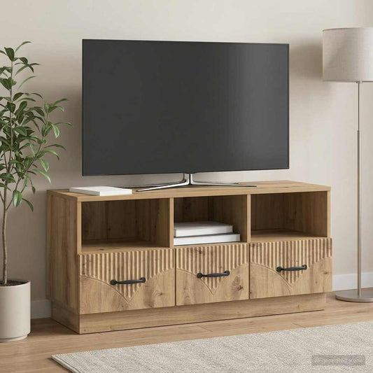 TV Cabinet Artisan Oak 102 x 34.5 x 47 cm Engineered Wood