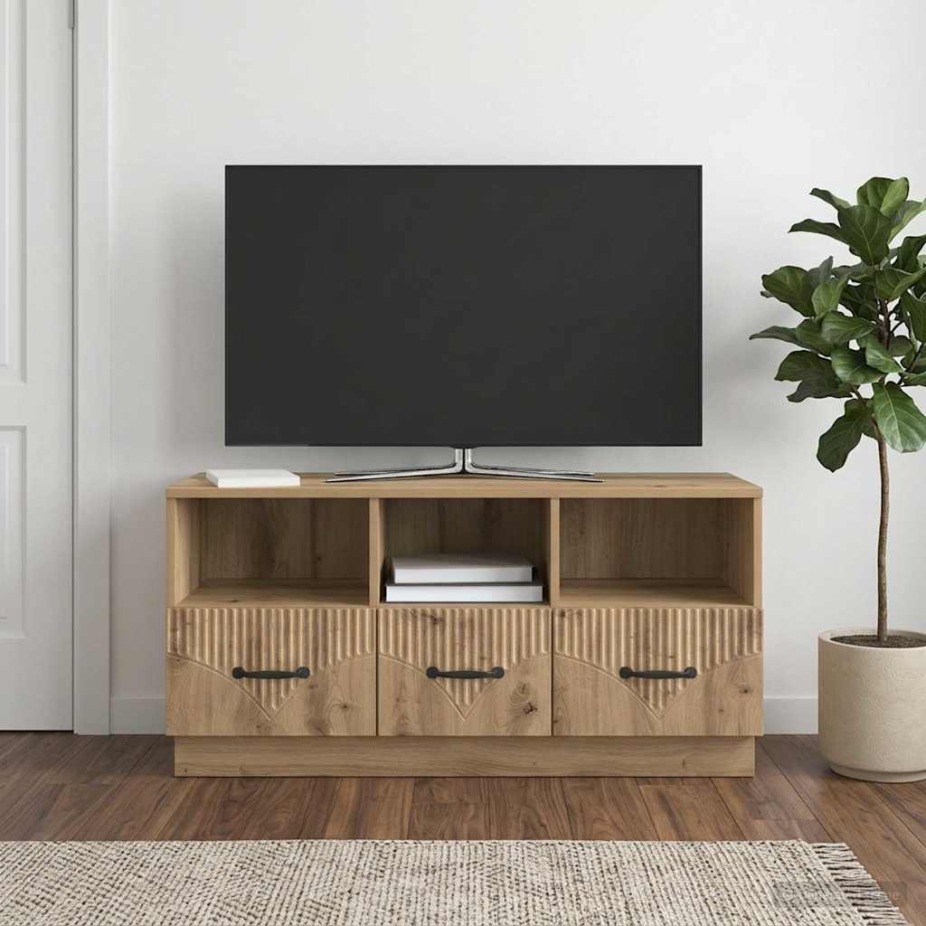 TV Cabinet Artisan Oak 102 x 34.5 x 47 cm Engineered Wood