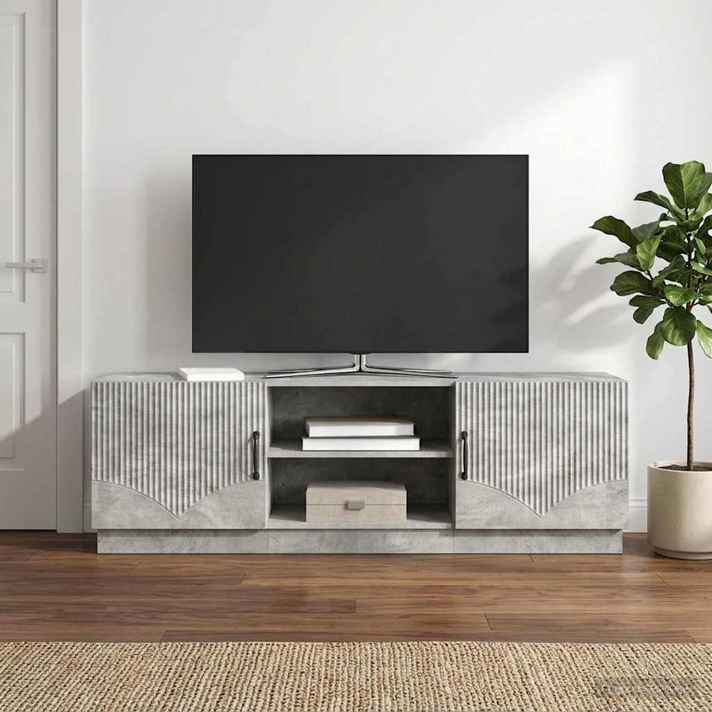 TV Cabinet Concrete Grey 150 x 31 x 47 cm Engineered Wood