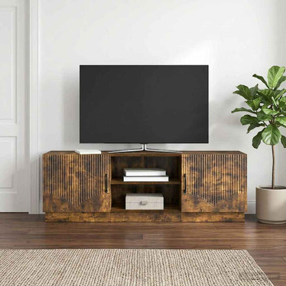 TV Cabinet Smoked Oak 150 x 31 x 47 cm Engineered Wood