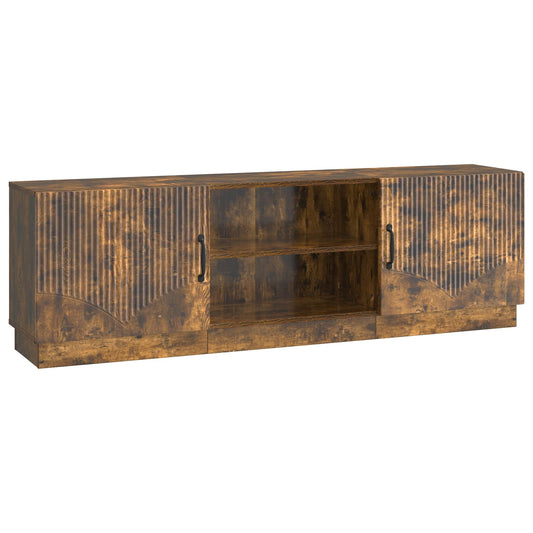 TV Cabinet Smoked Oak 150 x 31 x 47 cm Engineered Wood