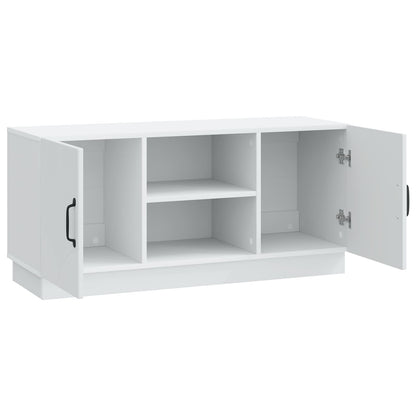 TV Cabinet White 102 x 34.5 x 47 cm Engineered Wood