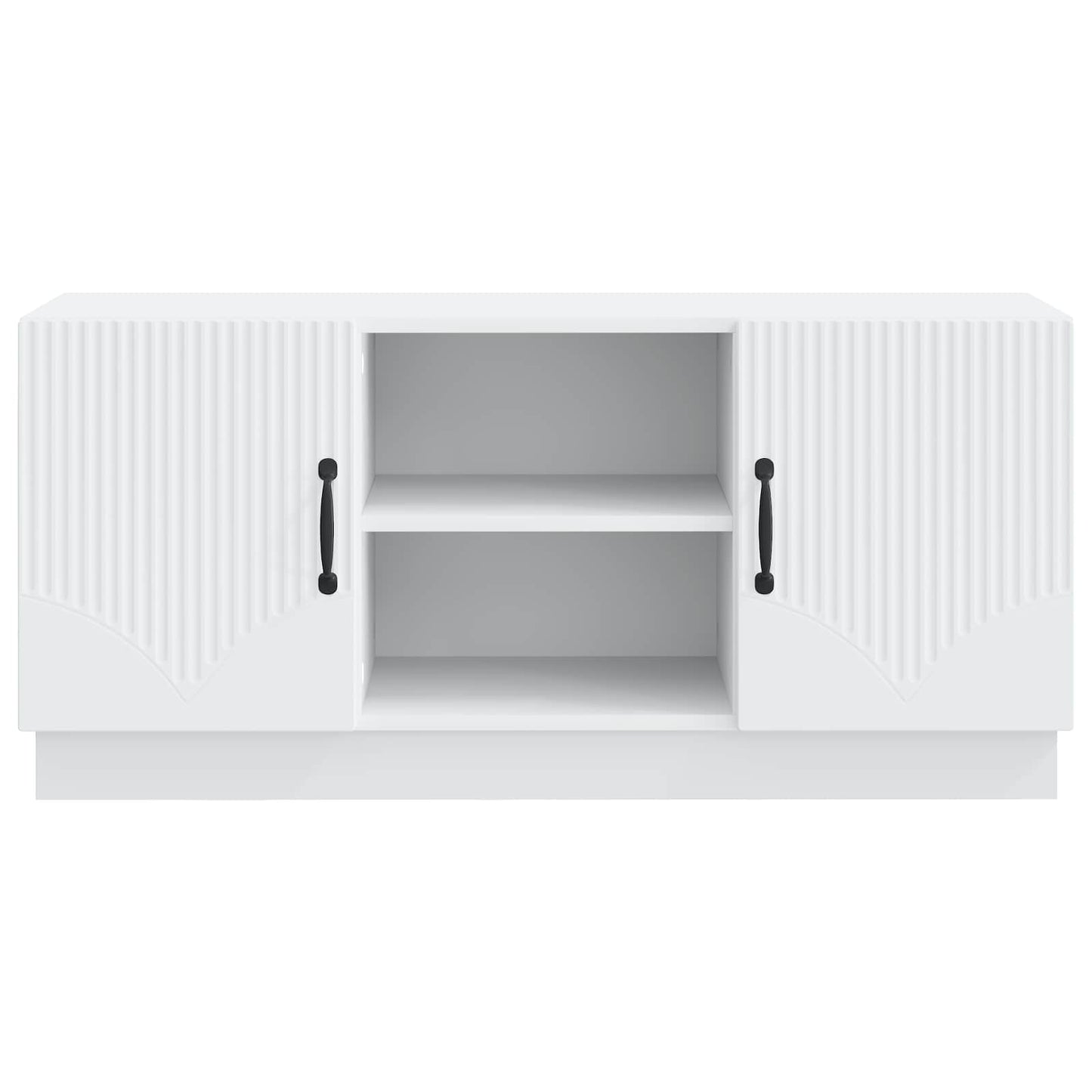 TV Cabinet White 102 x 34.5 x 47 cm Engineered Wood