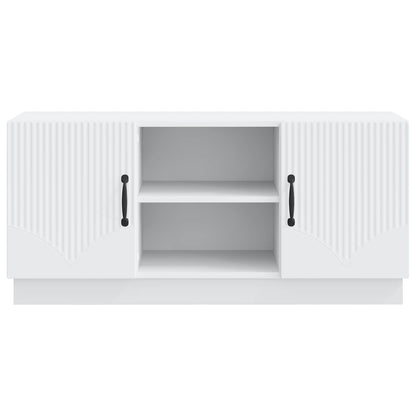 TV Cabinet White 102 x 34.5 x 47 cm Engineered Wood