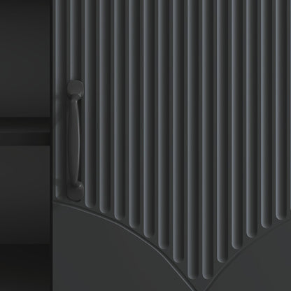TV Cabinet Black 102 x 34.5 x 47 cm Engineered Wood