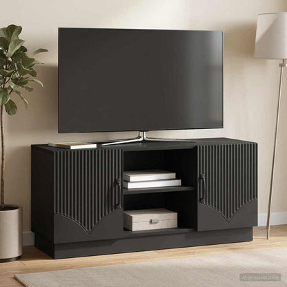 TV Cabinet Black 102 x 34.5 x 47 cm Engineered Wood