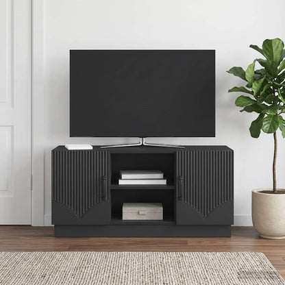 TV Cabinet Black 102 x 34.5 x 47 cm Engineered Wood