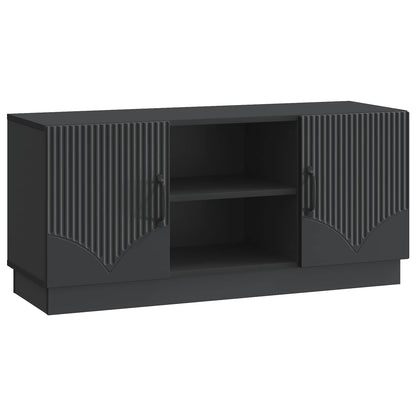 TV Cabinet Black 102 x 34.5 x 47 cm Engineered Wood