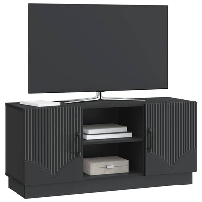 TV Cabinet Black 102 x 34.5 x 47 cm Engineered Wood