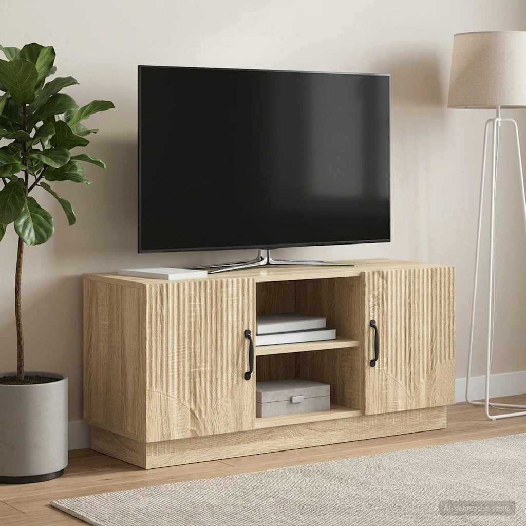 TV Cabinet Sonoma Oak 102 x 34.5 x 47 cm Engineered Wood