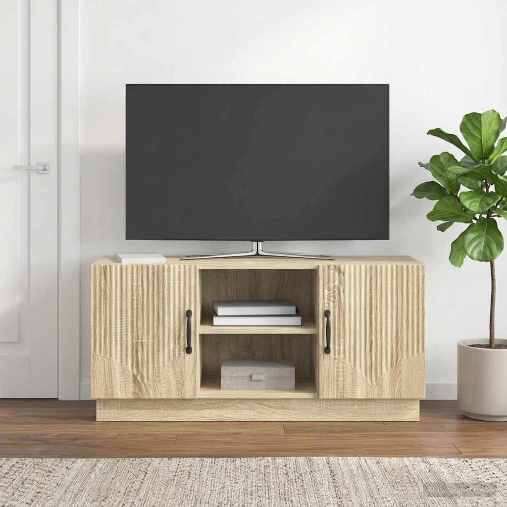 TV Cabinet Sonoma Oak 102 x 34.5 x 47 cm Engineered Wood