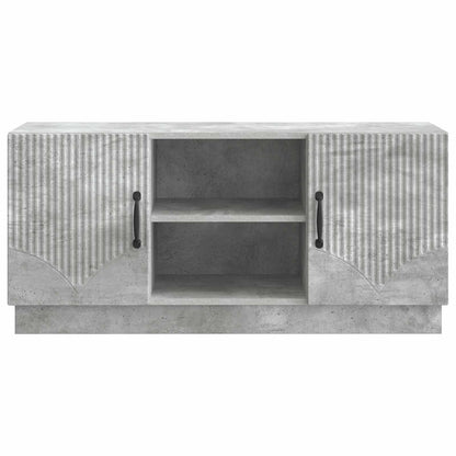 TV Cabinet Concrete Grey 102 x 34.5 x 47 cm Engineered Wood