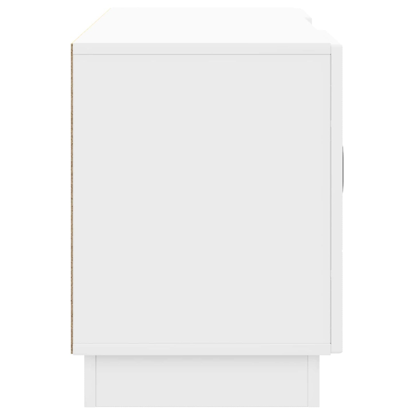 TV Cabinet High Gloss White 102 x 34.5 x 47 cm Engineered Wood