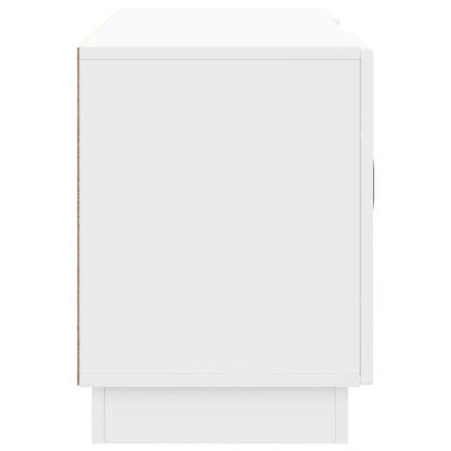 TV Cabinet High Gloss White 102 x 34.5 x 47 cm Engineered Wood
