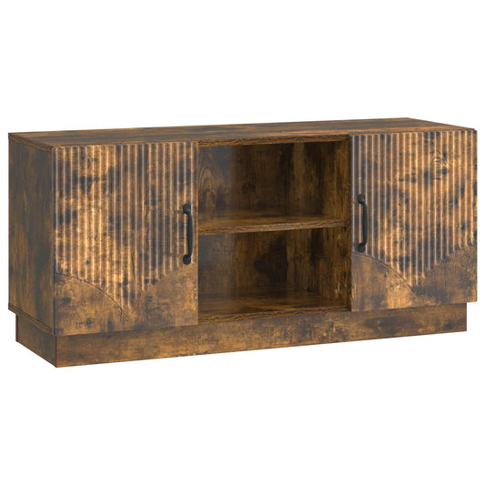 TV Cabinet Smoked Oak 102 x 34.5 x 47 cm Engineered Wood