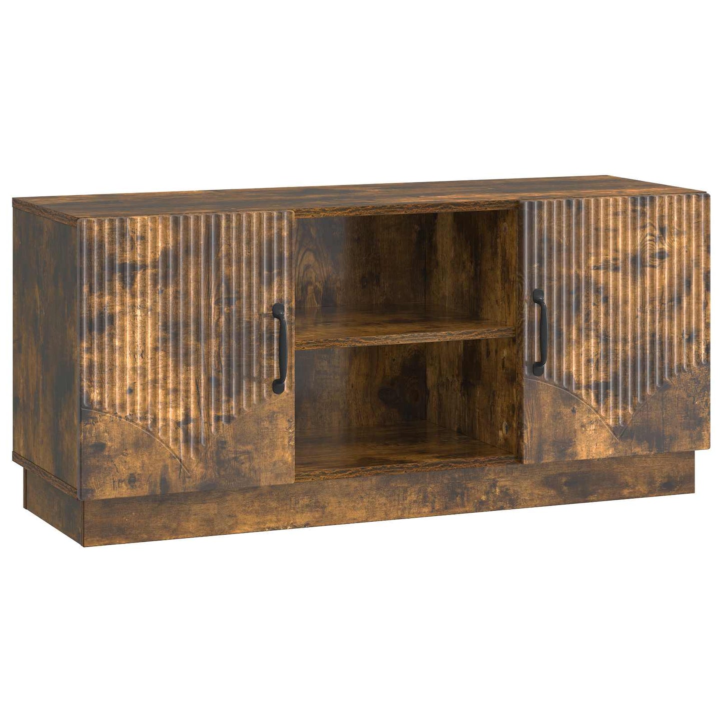 TV Cabinet 102 x 34.5 x 47 cm Smoked Oak Engineered Wood